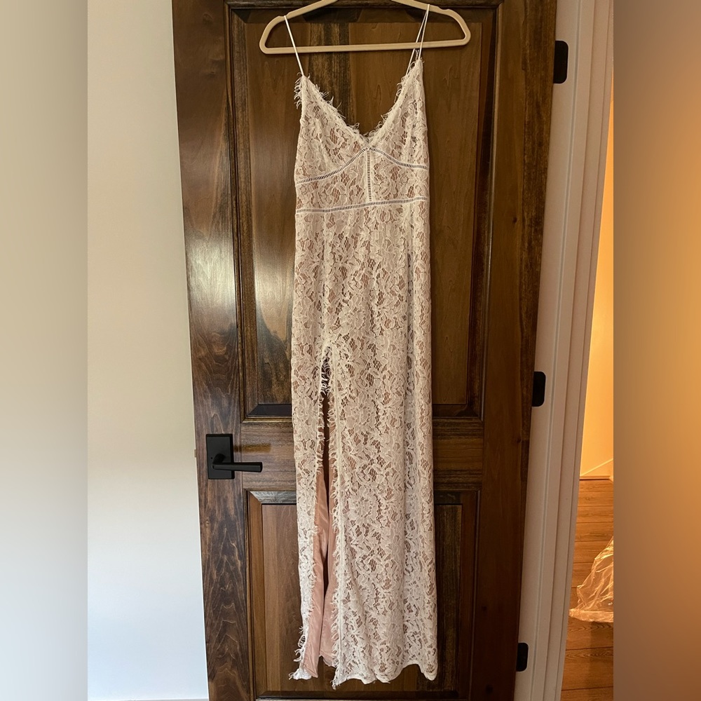 Do+Be white lace dress